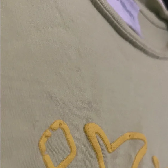 Green Graphic Long Sleeve Top by Billie eilish - Picture 3 of 4